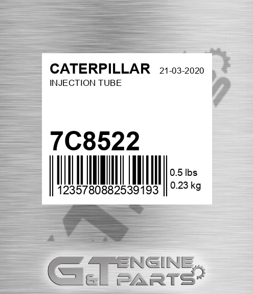 7C-8522 Injection Tube for CATERPILLAR