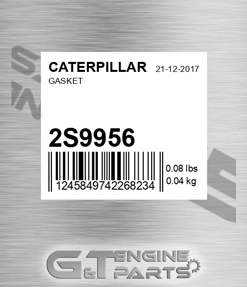 2S9956 Gasket for CATERPILLAR