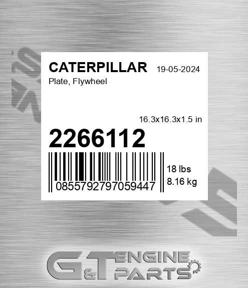 2266112 Plate, Flywheel for CATERPILLAR