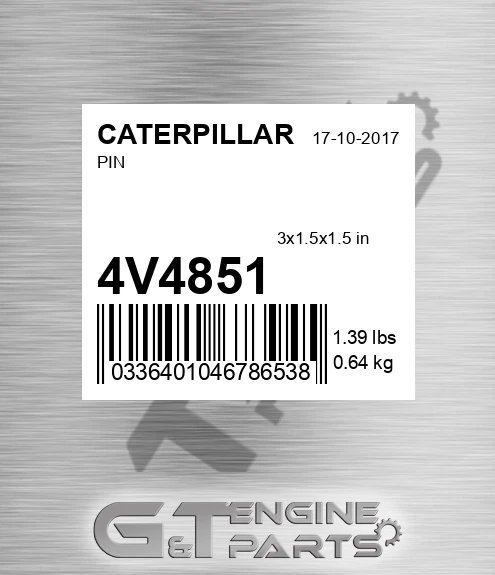 4V-4851 Pin for CATERPILLAR