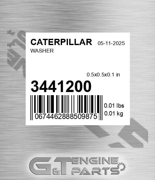 344-1200 Washer for CATERPILLAR
