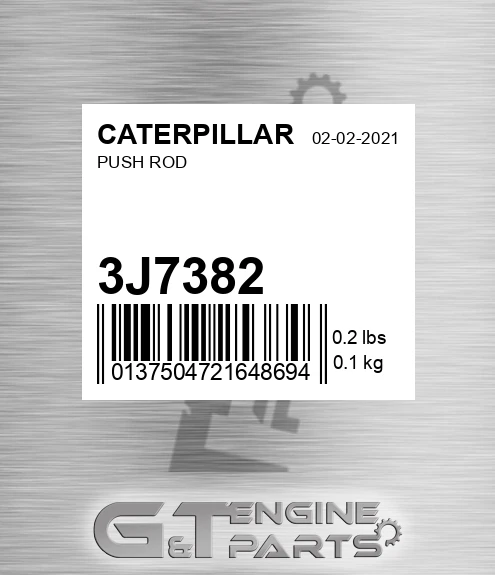 3J7382 Push Rod