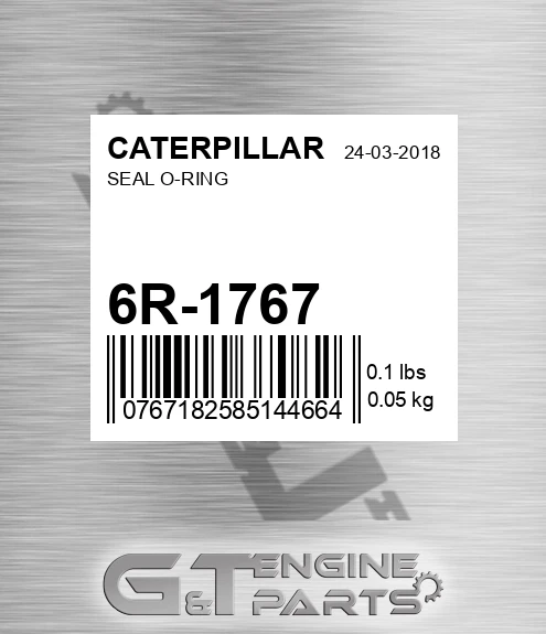 6R-1767 Seal O-ring for CATERPILLAR
