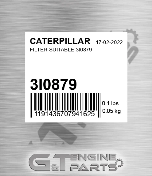 3I0879 Filter Suitable 3i0879bq for CATERPILLAR