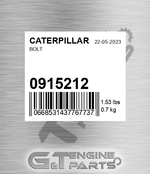091-5212 Bolt