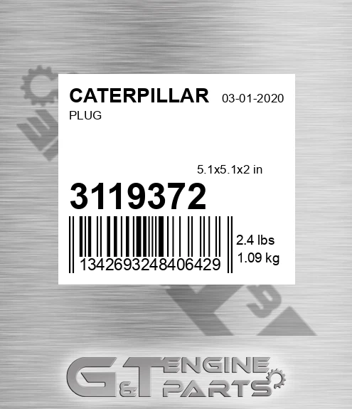 311-9372 Plug for CATERPILLAR
