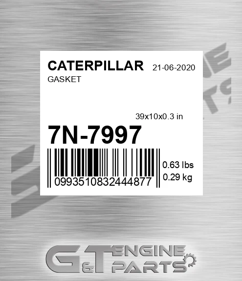 7N-7997 Gasket