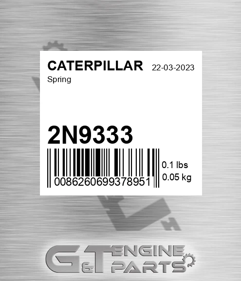 2N9333 Spring