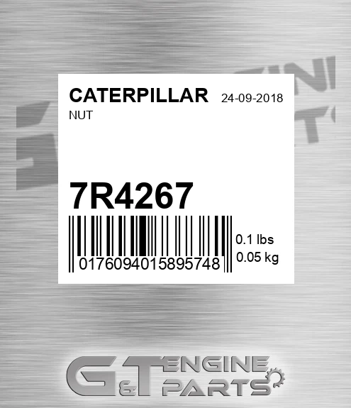 7R-4267 Nut for CATERPILLAR