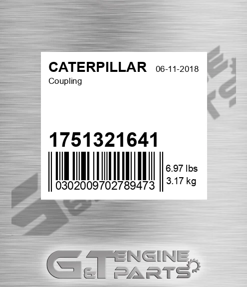 1751321641 Coupling for CATERPILLAR