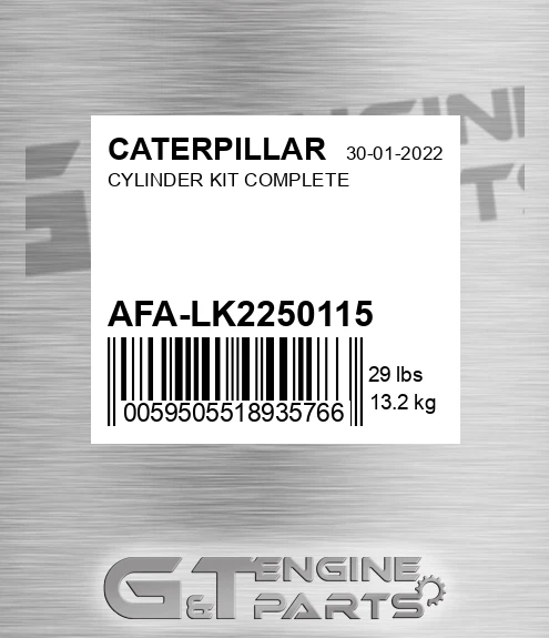 AFA-LK2250115 Cylinder Kit Complete