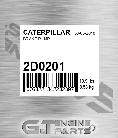 2D-0201 Brake Pump for CATERPILLAR