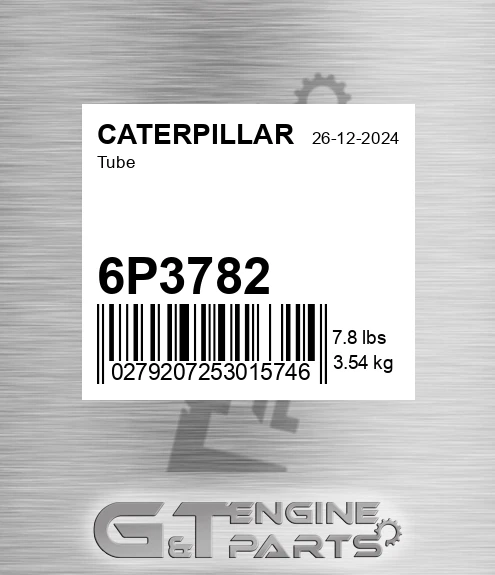 6P3782 Tube for CATERPILLAR