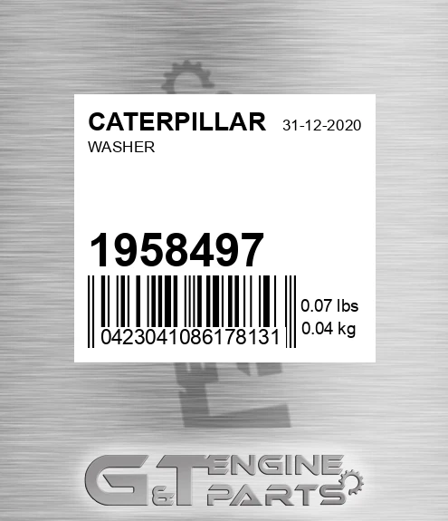 195-8497 Washer for CATERPILLAR