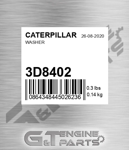3D8402 Washer