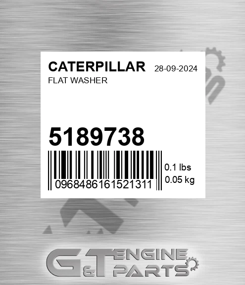 518-9738 Flat Washer