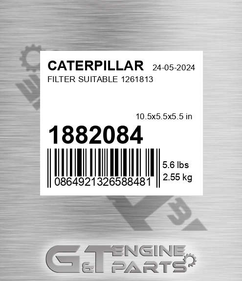 188-2084 Filter Suitable 1261813 for CATERPILLAR