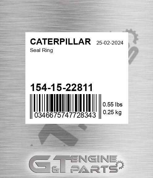 1541522811 Seal Ring for CATERPILLAR