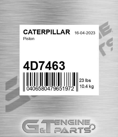 4D7463 Piston for CATERPILLAR