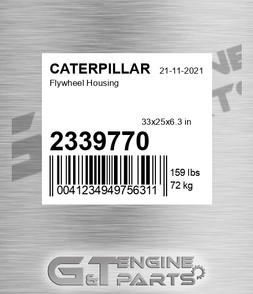2339770 Flywheel Housing for CATERPILLAR