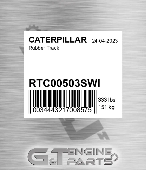 RTC00503S-WI Rubber Track