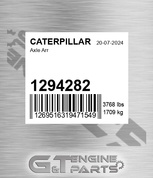 1294282 Axle Arr for CATERPILLAR
