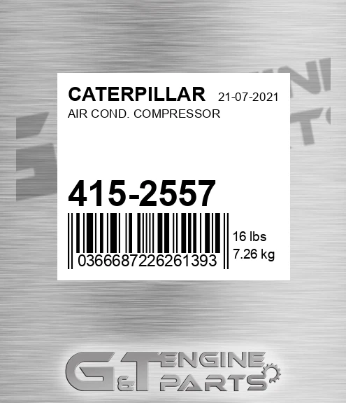 415-2557 Air Cond. Compressor for CATERPILLAR