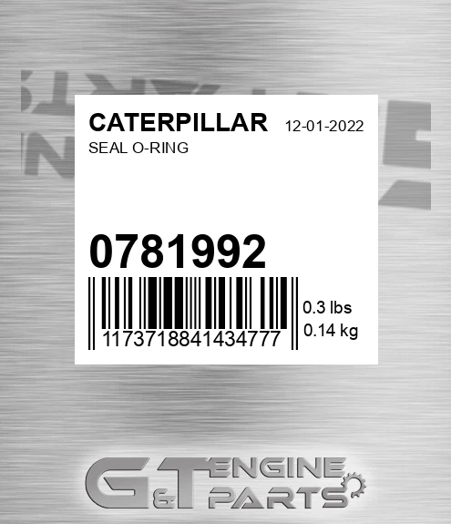 078-1992 Seal O-ring for CATERPILLAR