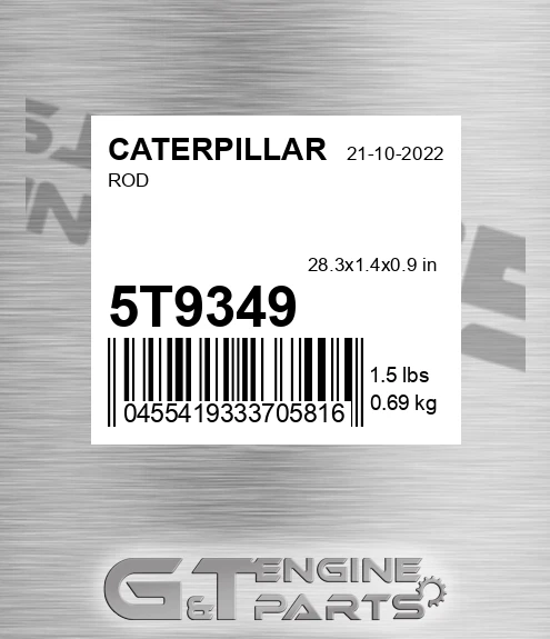 5T9349 Rod for CATERPILLAR