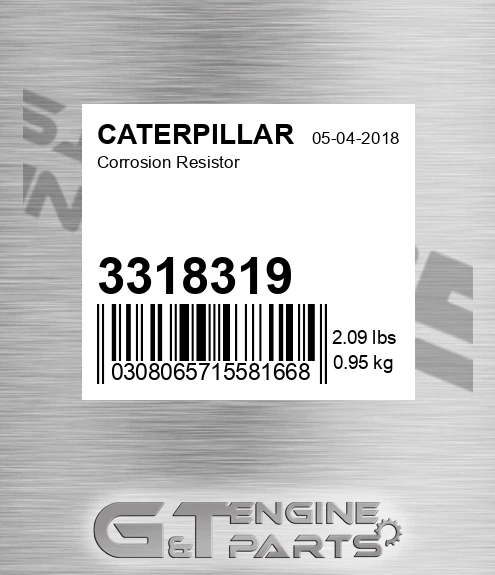 3318319 Corrosion Resistor for CATERPILLAR