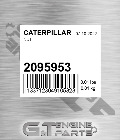 209-5953 Nut for CATERPILLAR