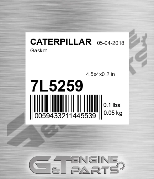 7L5259 Gasket
