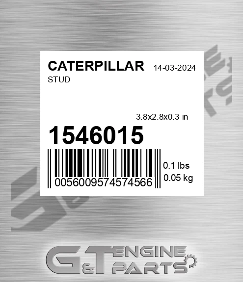 154-6015 Stud for CATERPILLAR