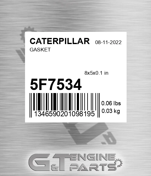 5F7534 Gasket