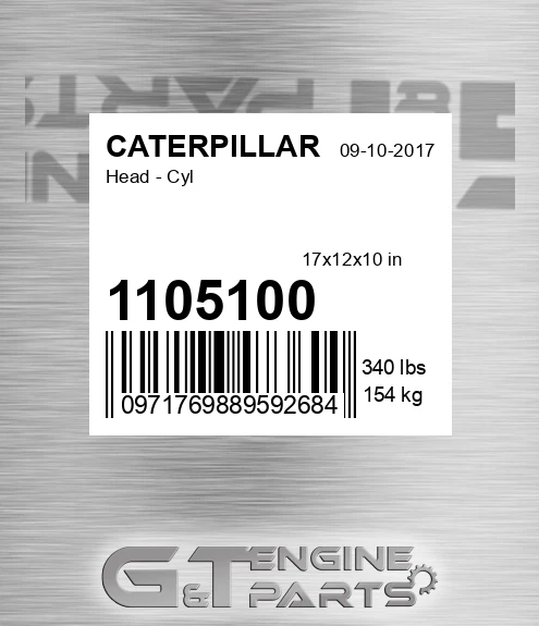 1105100 Head - Cyl