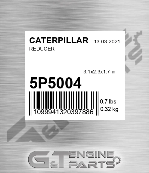 5P-5004 Reducer for CATERPILLAR