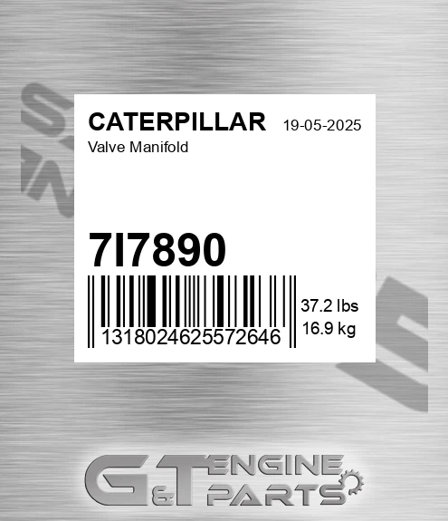 7I7890 Valve Manifold for CATERPILLAR