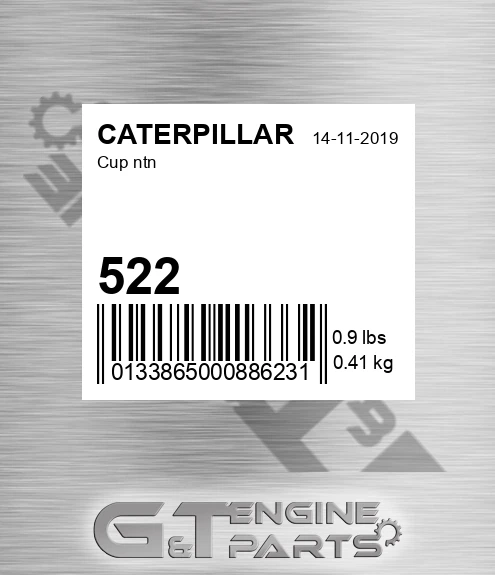 522 CATERPILLAR Cup Ntn