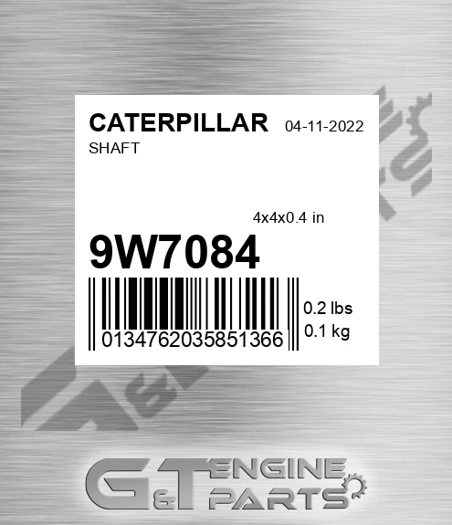 9W7084 Shaft