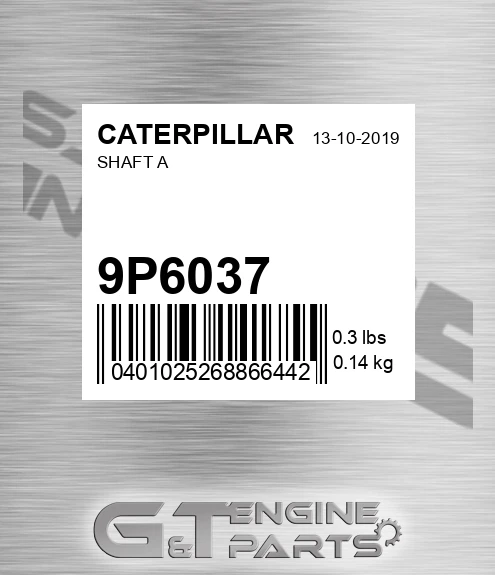 9P6037 Shaft A for CATERPILLAR
