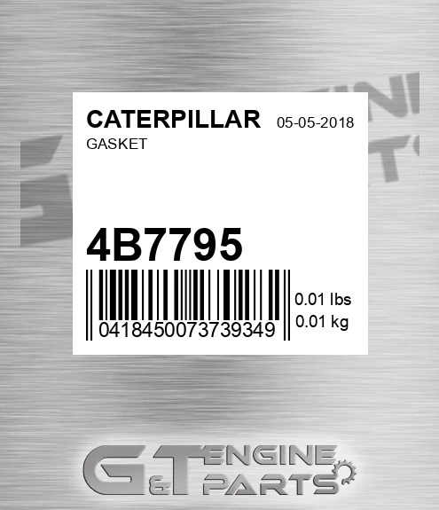 4B7795 Gasket