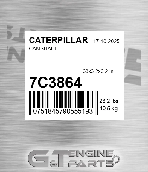7C-3864 Camshaft