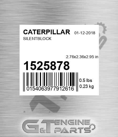 152-5878 Silentblock for CATERPILLAR