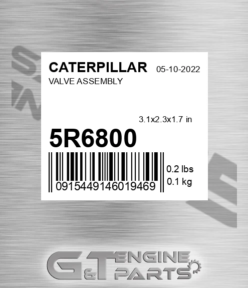 5R-6800 Valve Assembly for CATERPILLAR