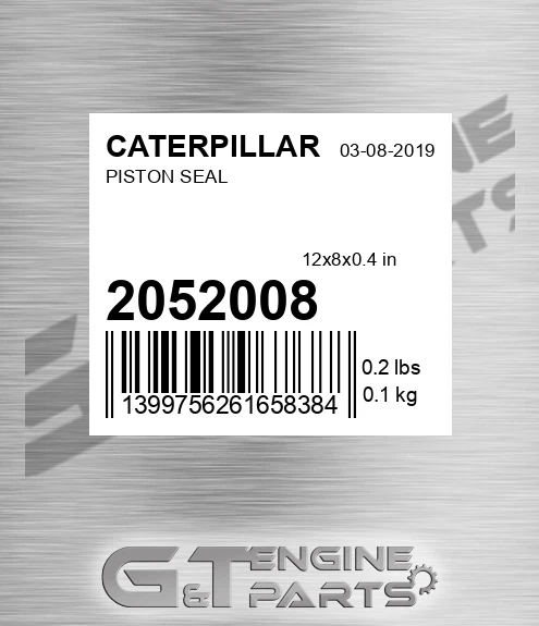205-2008 Piston Seal