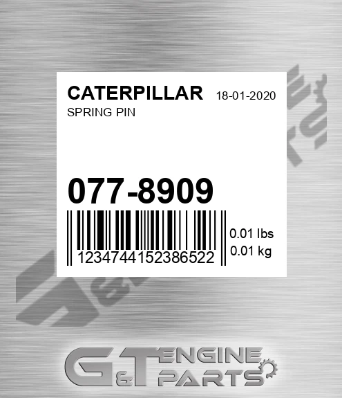 077-8909 Spring Pin