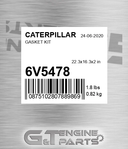 6V-5478 Gasket Kit for CATERPILLAR