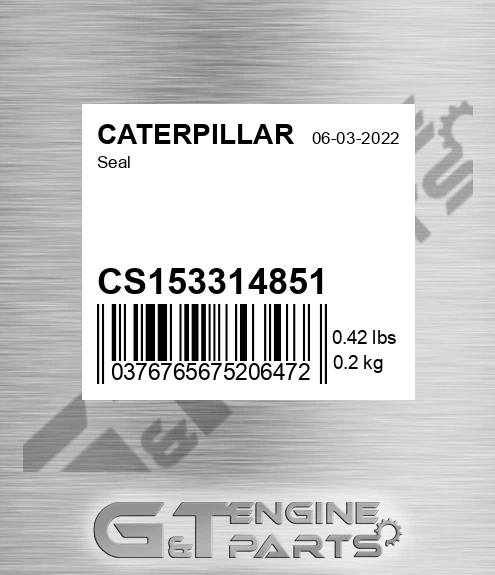 CS153314851 CATERPILLAR Seal