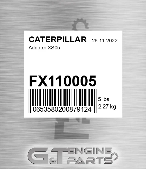 FX110005 Adapter Xs05 for CATERPILLAR