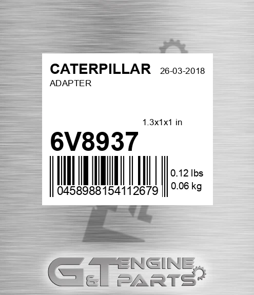 6V-8937 Adapter for CATERPILLAR